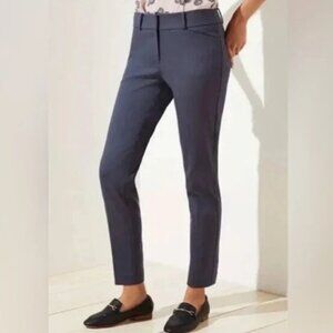 ⭐ LOFT Skinny Ankle Pants Marisa Gray Flat Front size 2